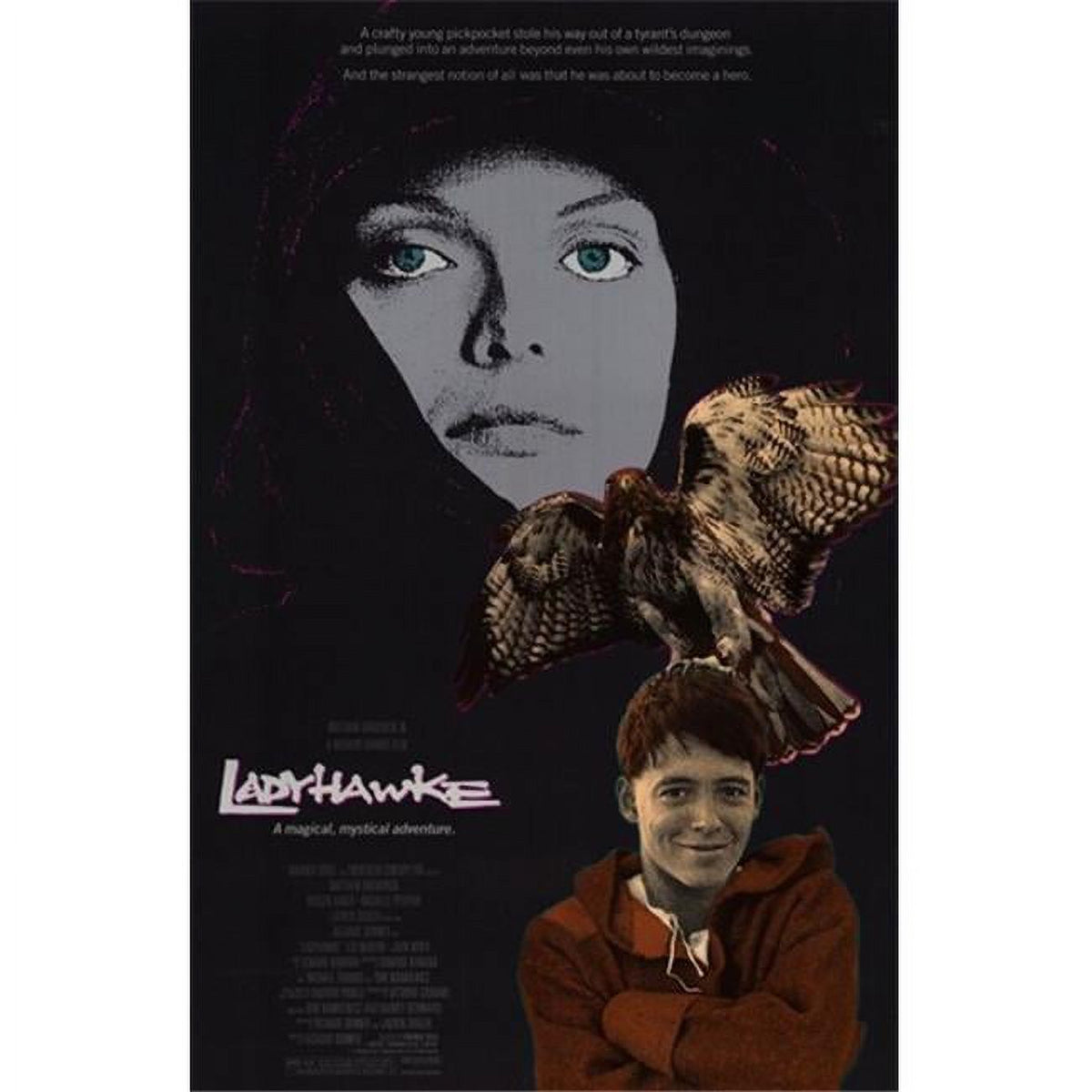 Ladyhawke Movie Poster 11x17 print showcasing classic film art.