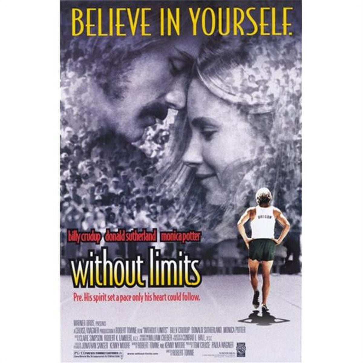 Without Limits movie poster 11x17 size featuring inspiring imagery.