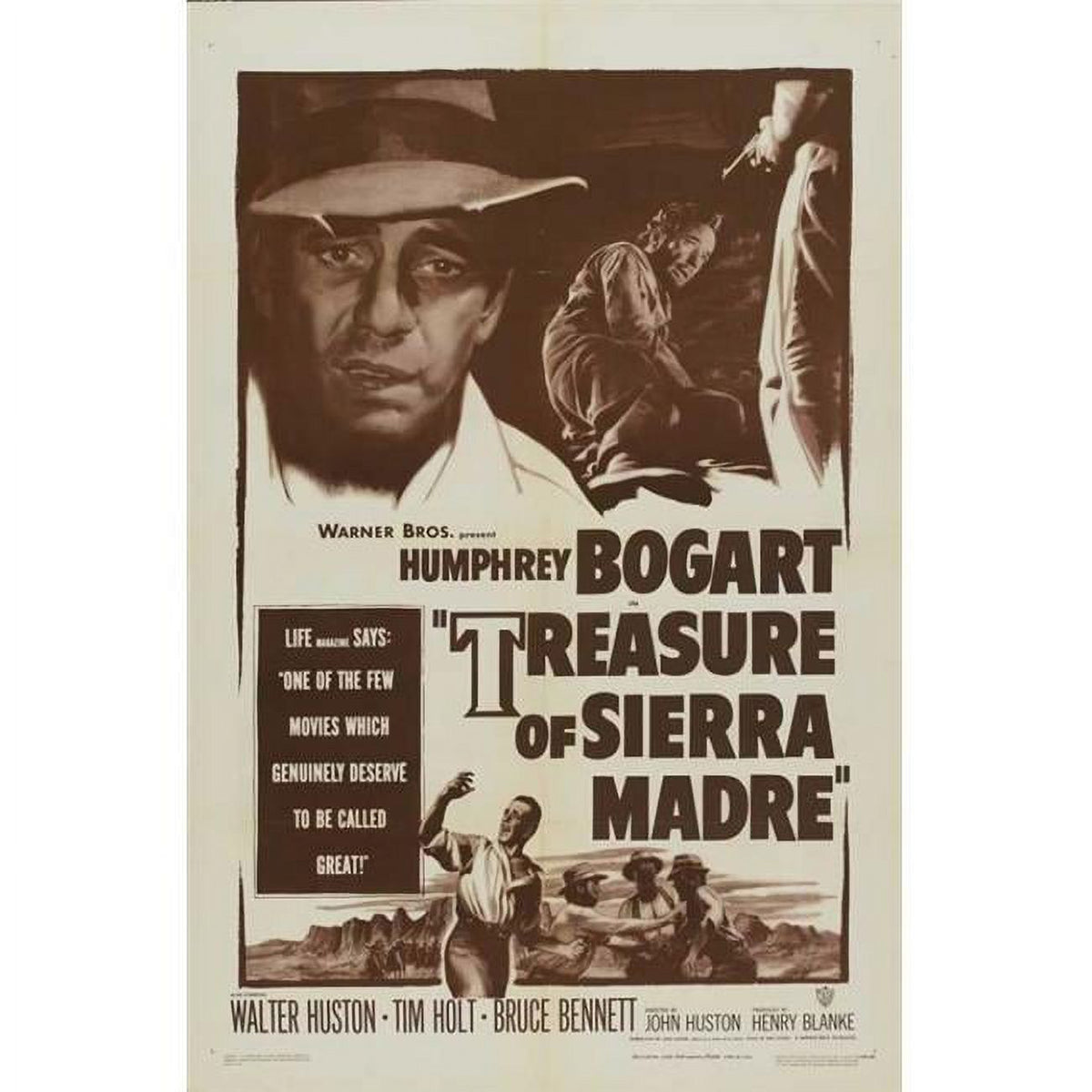 The Treasure of the Sierra Madre Movie Poster 11x17