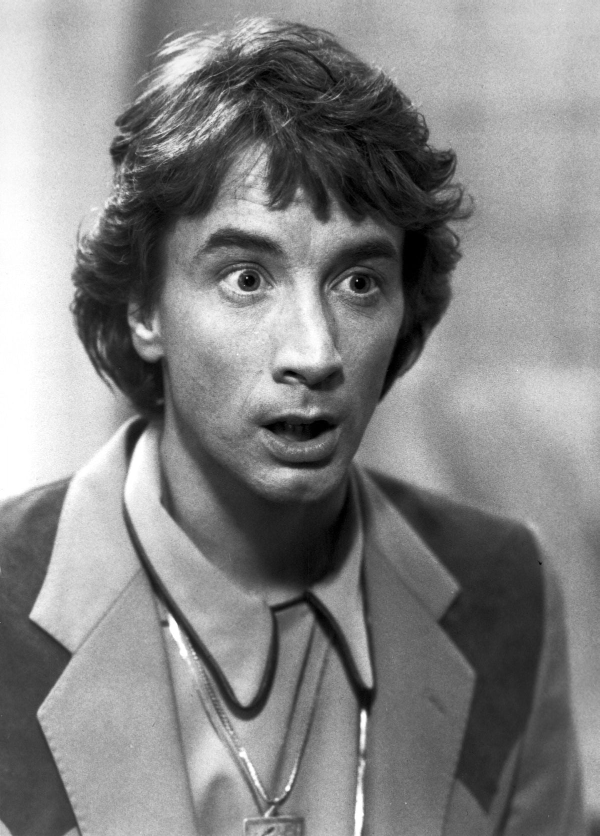 Martin Short shocked expression photo print showcasing his comedic talent.