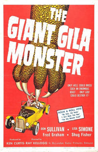 Gila Monster Movie Poster 11x17 print showcasing classic monster film art.