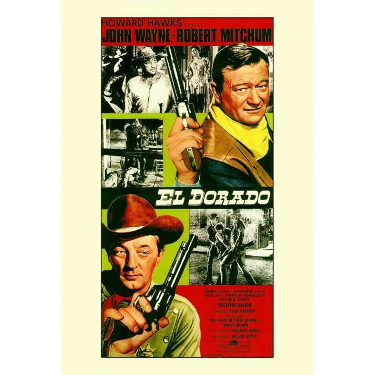 El Dorado Movie Poster Print 27x40 - Classic Film Artwork