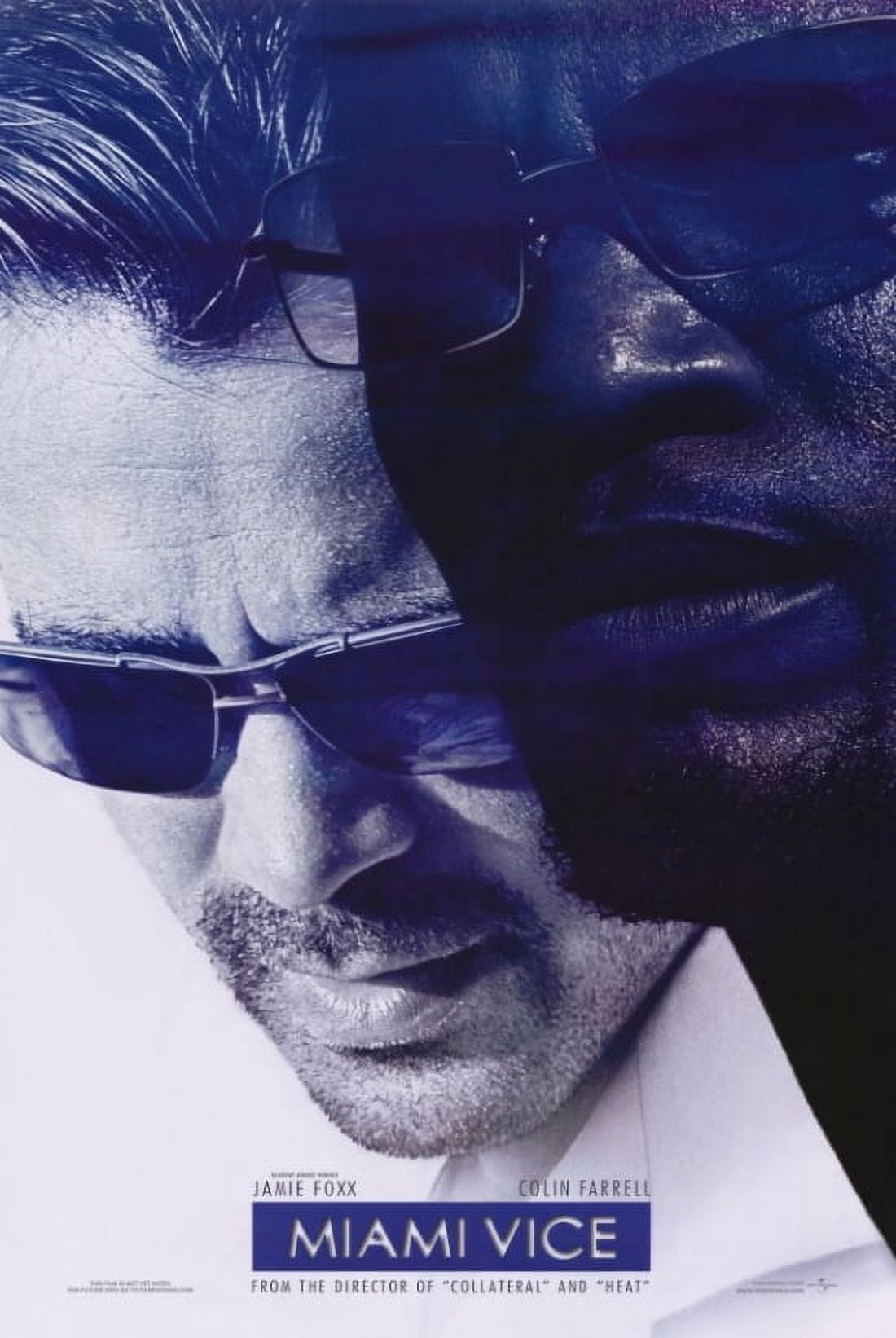 Miami Vice Movie Poster 11x17 Print showcasing vibrant 1980s aesthetics.