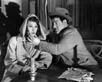 Hold That Ghost photo print featuring Joan Davis and Lou Costello from the 1941 film.