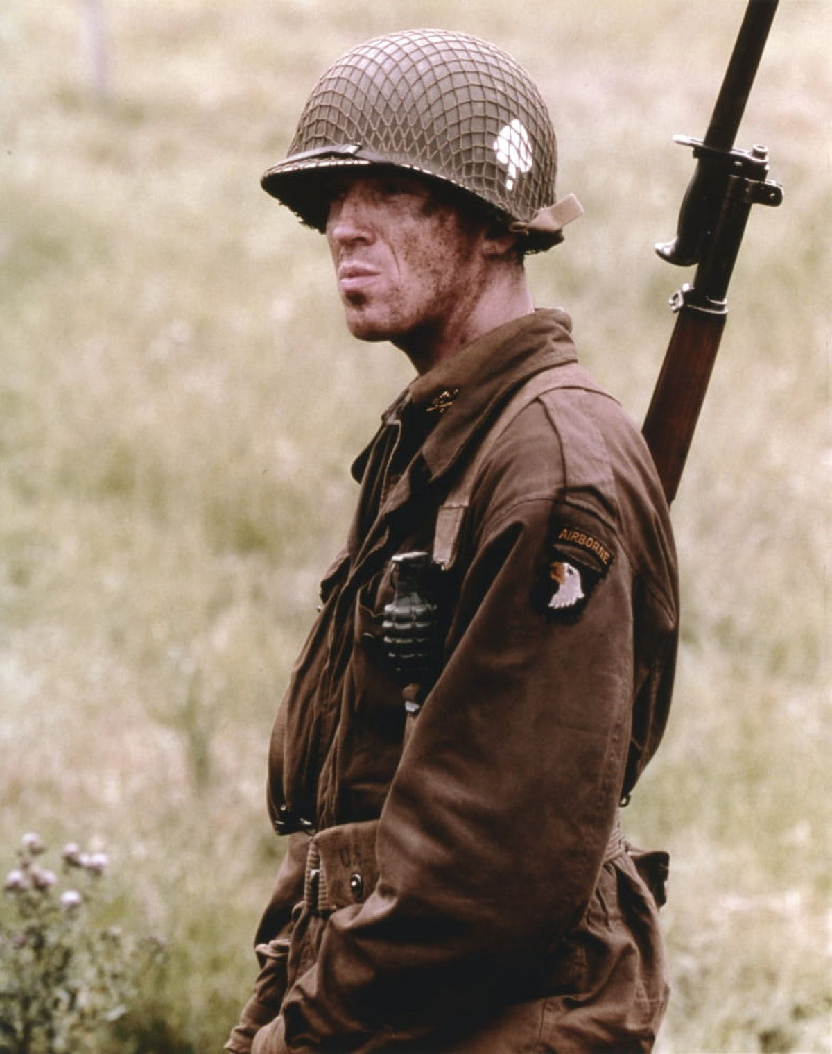 Damian Lewis Soldier with a Rifle Photo Print