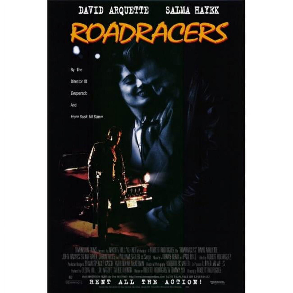 Roadracers Movie Poster Print - vibrant racing film art 27x40