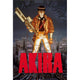 Akira movie poster print featuring vibrant artwork in 27x40 size.