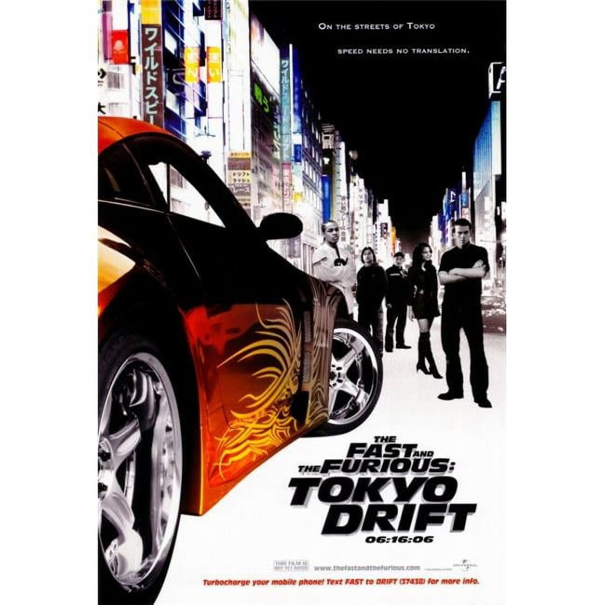 The Fast and the Furious: Tokyo Drift Movie Poster Print - 27x40