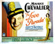 The Love Parade movie masterprint poster featuring Maurice Chevalier and Jeanette Macdonald