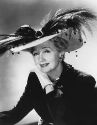 Hedda Hopper Portrait Poster Print - Vintage Hollywood Art