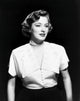 Eleanor Parker 1950 photo print in a tissue-faille crepe blouse.