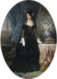 Portrait de Marie Duplessis - La Dame aux Camélias Poster Print by Jean-Charles Olivier