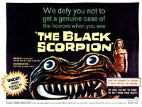 The Black Scorpion 1957 movie poster half-sheet print
