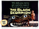 The Black Scorpion 1957 movie poster half-sheet print
