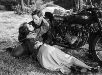 Marlon Brando and Mary Murphy in The Wild One photo print