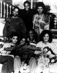 The Cosby Show cast photo print showcasing the iconic television family.