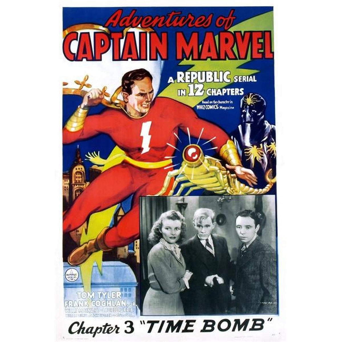 Captain Marvel 'Chapter 3: Time Bomb' poster print featuring Tom Tyler