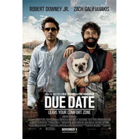 Due Date Movie Poster Print 27x40 - vibrant comedy film art