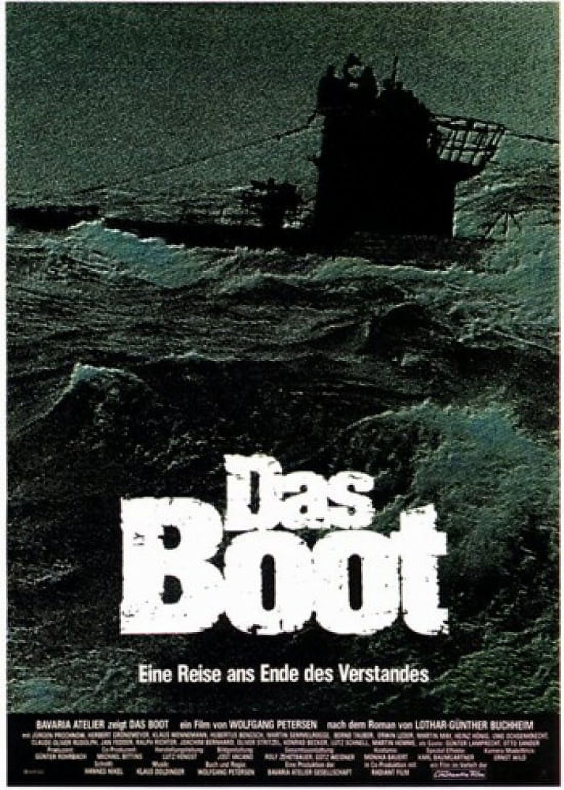 Das Boot Movie Poster 11x17 Print featuring classic war cinema
