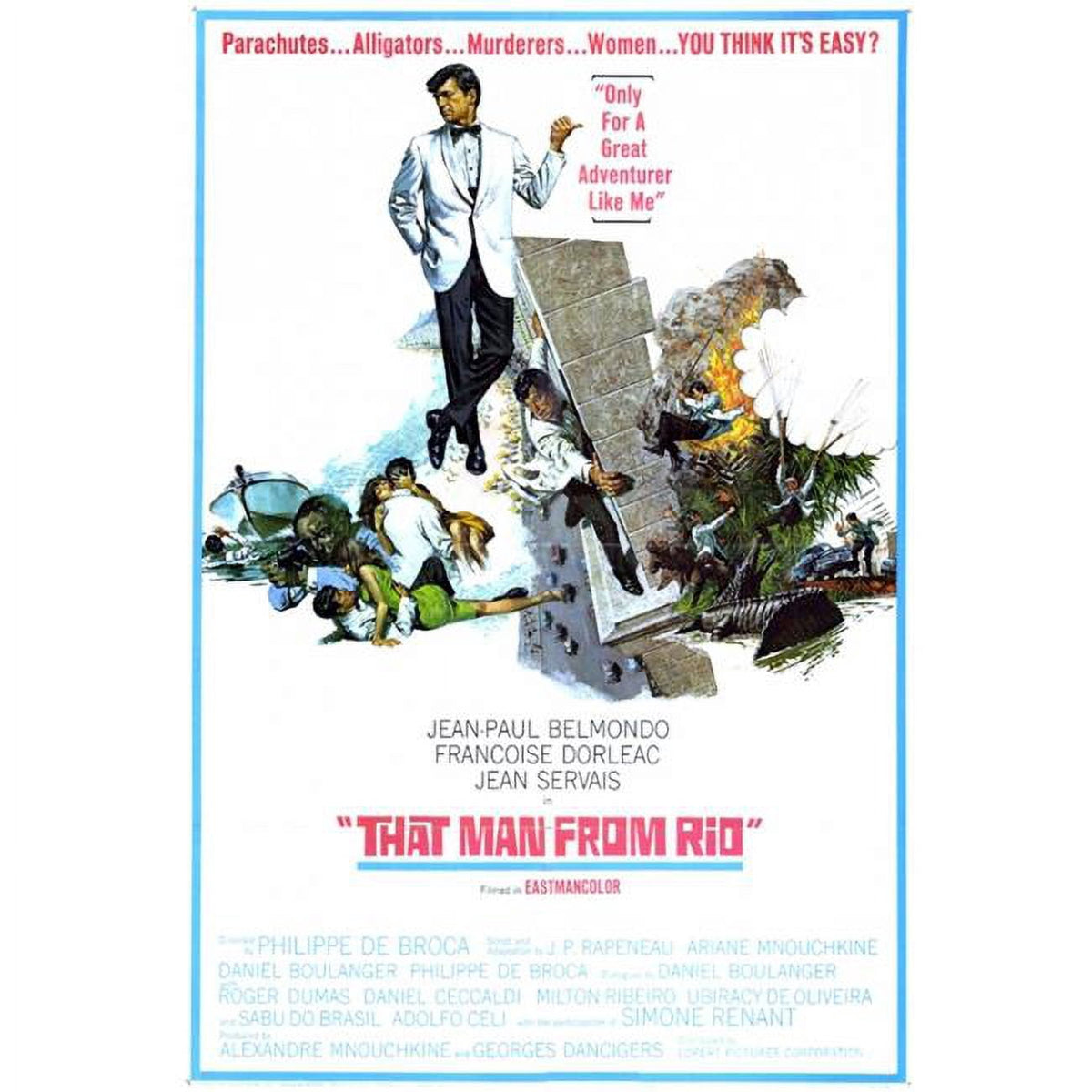 That Man from Rio Movie Poster Print 27 x 40