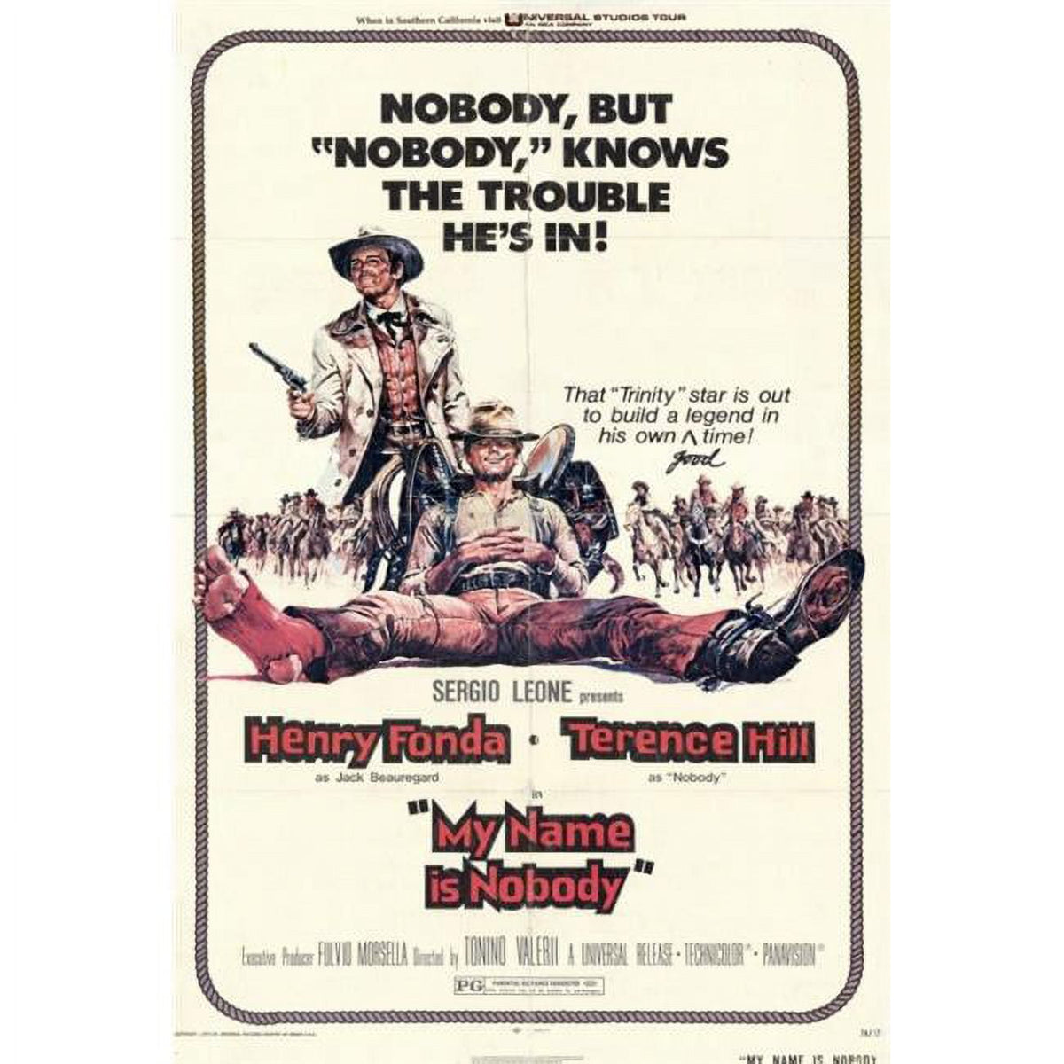 My Name Is Nobody movie poster print - 27x40 size