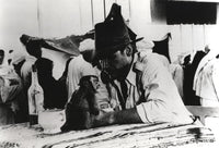 Harrison Ford on the set of Raiders of the Lost Ark photo print