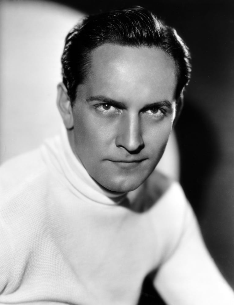 Fredric March Paramount Pictures Photo Print, vintage Hollywood style.