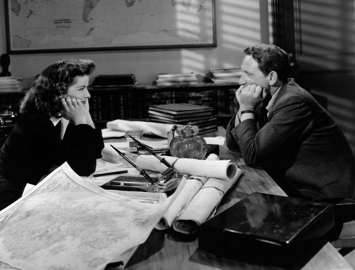 Katharine Hepburn and Spencer Tracy 'Woman of the Year' 1942 photo print
