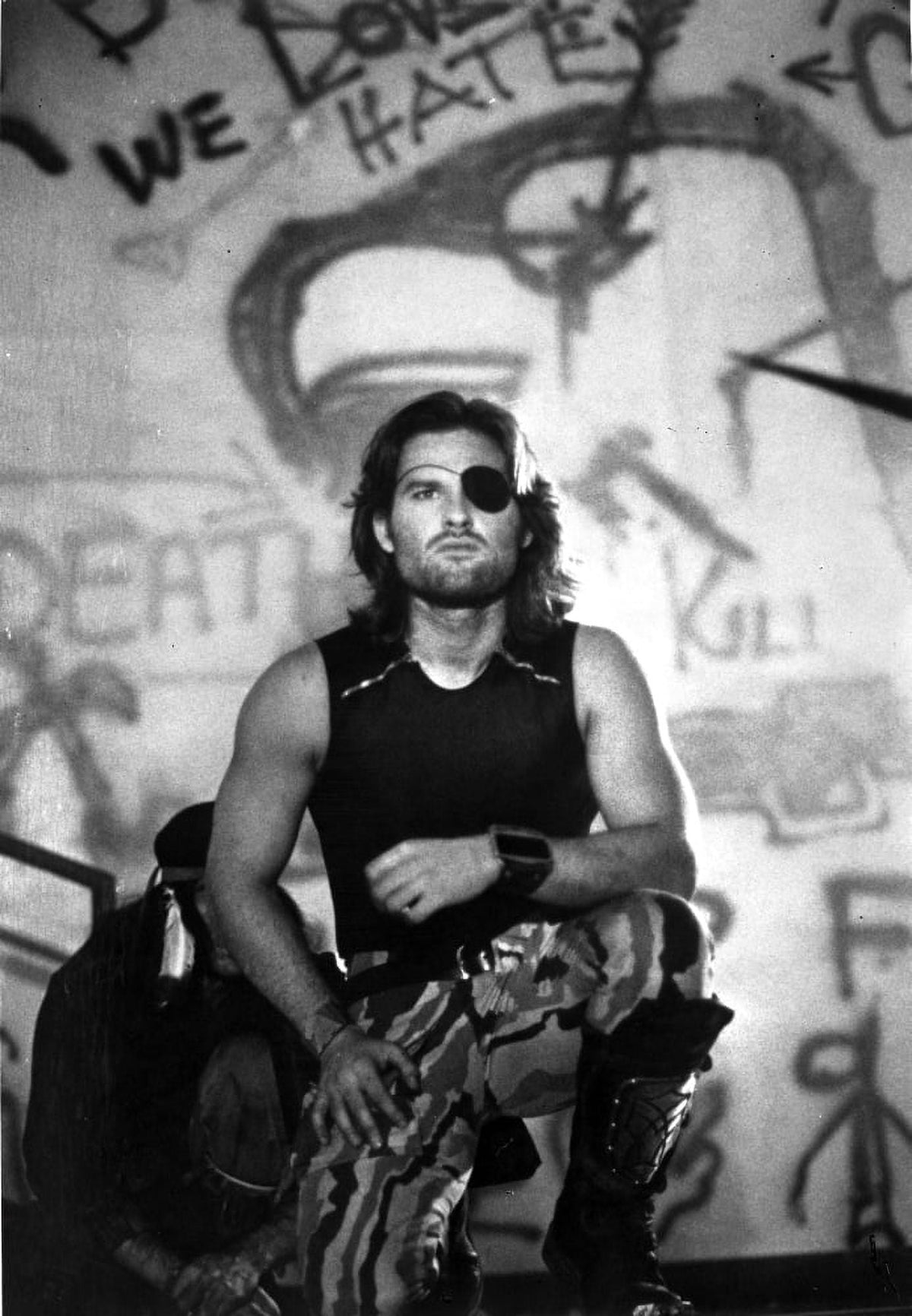 Kurt Russell in Escape From New York Photo Print