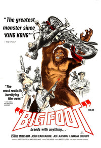 Bigfoot Movie Masterprint Poster from the 1970 film, 11x17 size.
