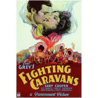 Fighting Caravans Movie Poster Print 27x40 - Classic Film Art