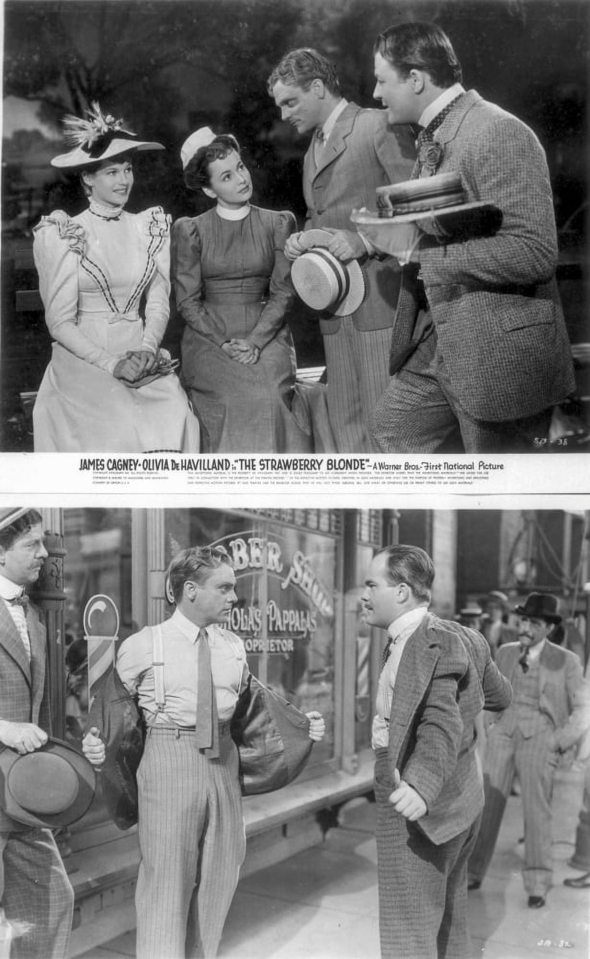 A Scene From Strawberry Blonde Photo Print showcasing classic cinema.