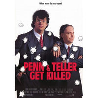 Penn and Teller Get Killed movie poster 11x17 print