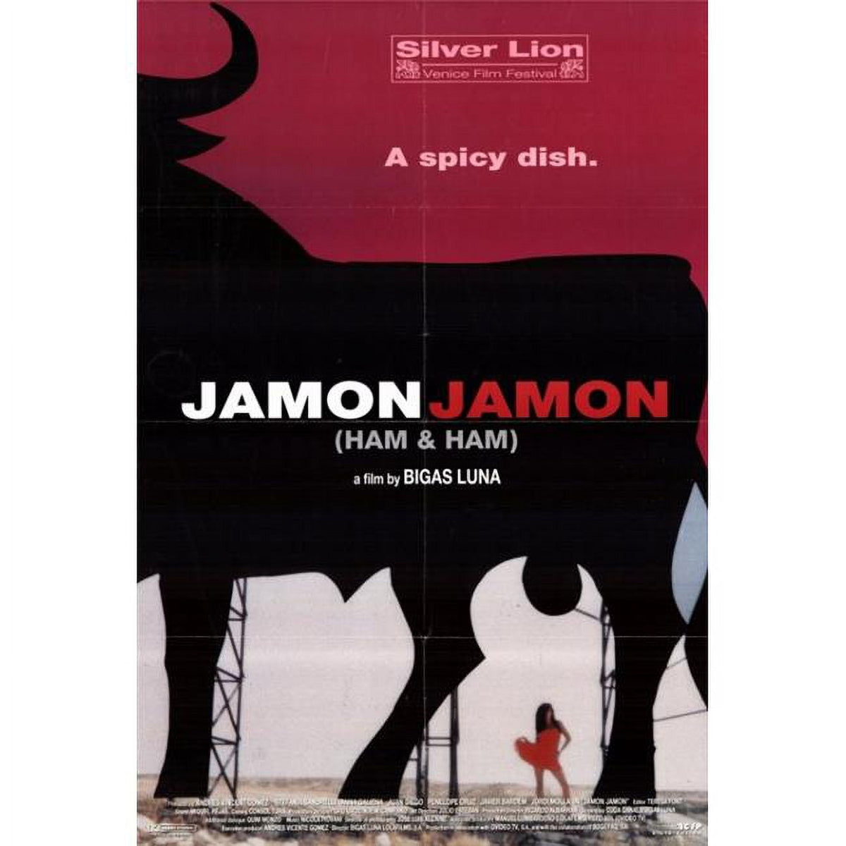 Jamon Jamon movie poster print 27x40 featuring vibrant colors and striking imagery.
