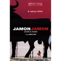 Jamon Jamon movie poster print 27x40 featuring vibrant colors and striking imagery.