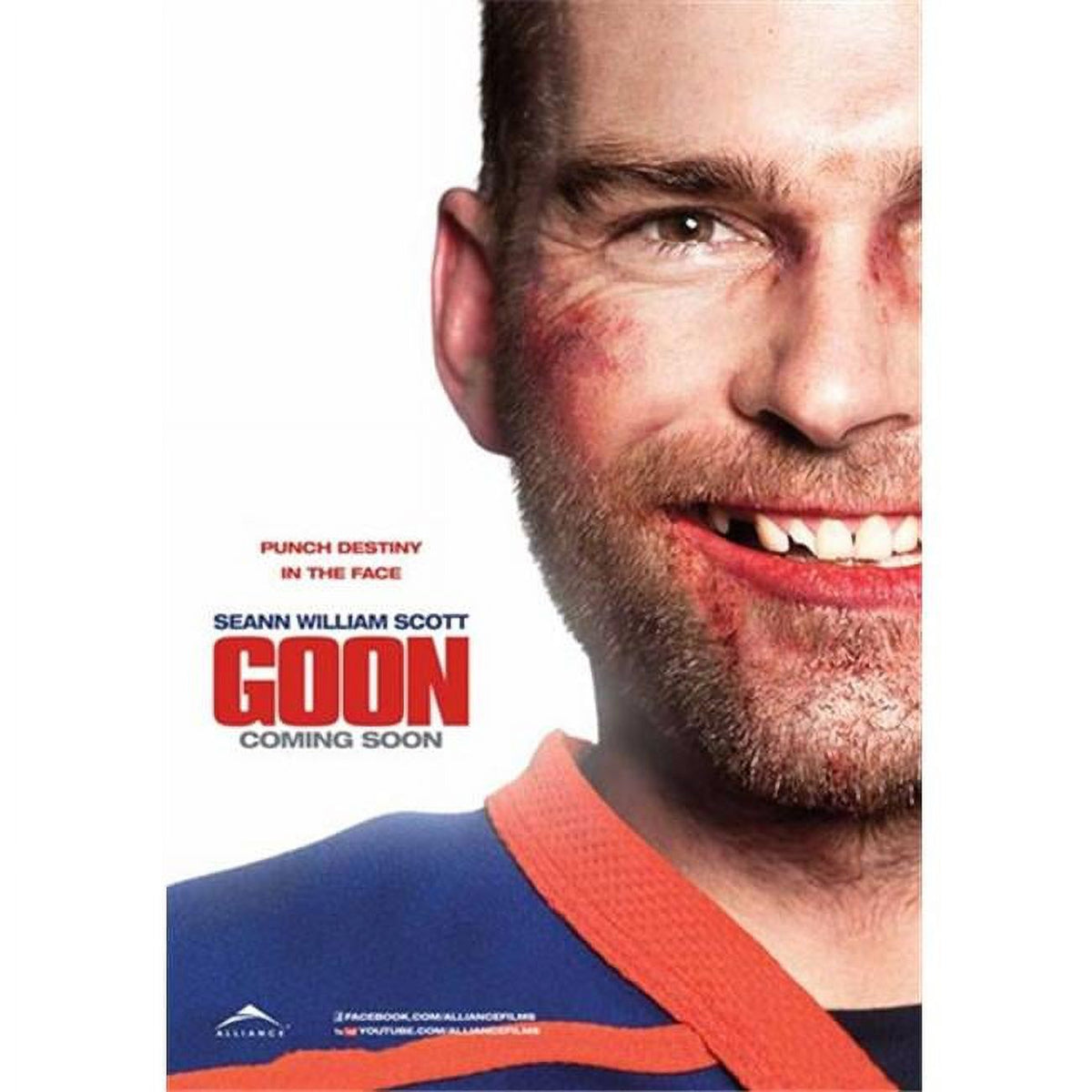 Goon movie poster 11x17 inches, vibrant and humorous design.