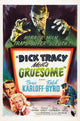 Dick Tracy Meets Gruesome Movie Masterprint Poster (1947) featuring Boris Karloff, Ralph Byrd, and Anne Gwynne