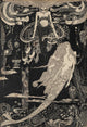 The Little Sea Maid poster print by Harry Clarke, featuring enchanting fairy tale artwork.