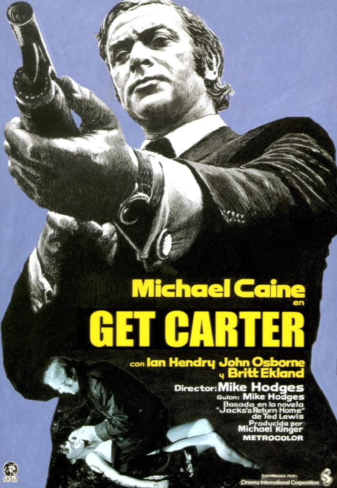 Get Carter Movie Poster featuring Michael Caine, 1971 Masterprint.