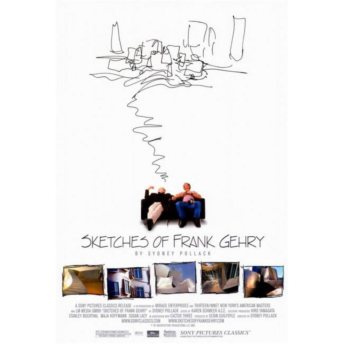 Sketches of Frank Gehry Movie Poster Print 27x40