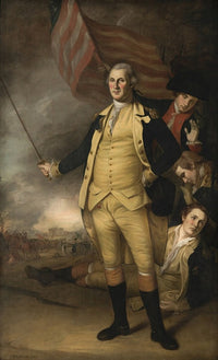 George Washington at the Battle of Princeton poster print by Charles Willson Peale