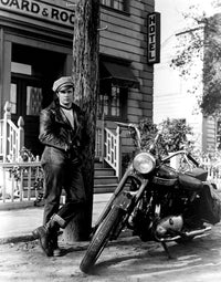 The Wild One Photo Print featuring iconic imagery from classic cinema.