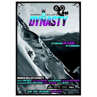 Warren Miller's Dynasty Movie Poster Print showcasing skiing adventure