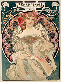 F. Champenois Imprimeur-Editeur Poster Print by Alphonse Mucha