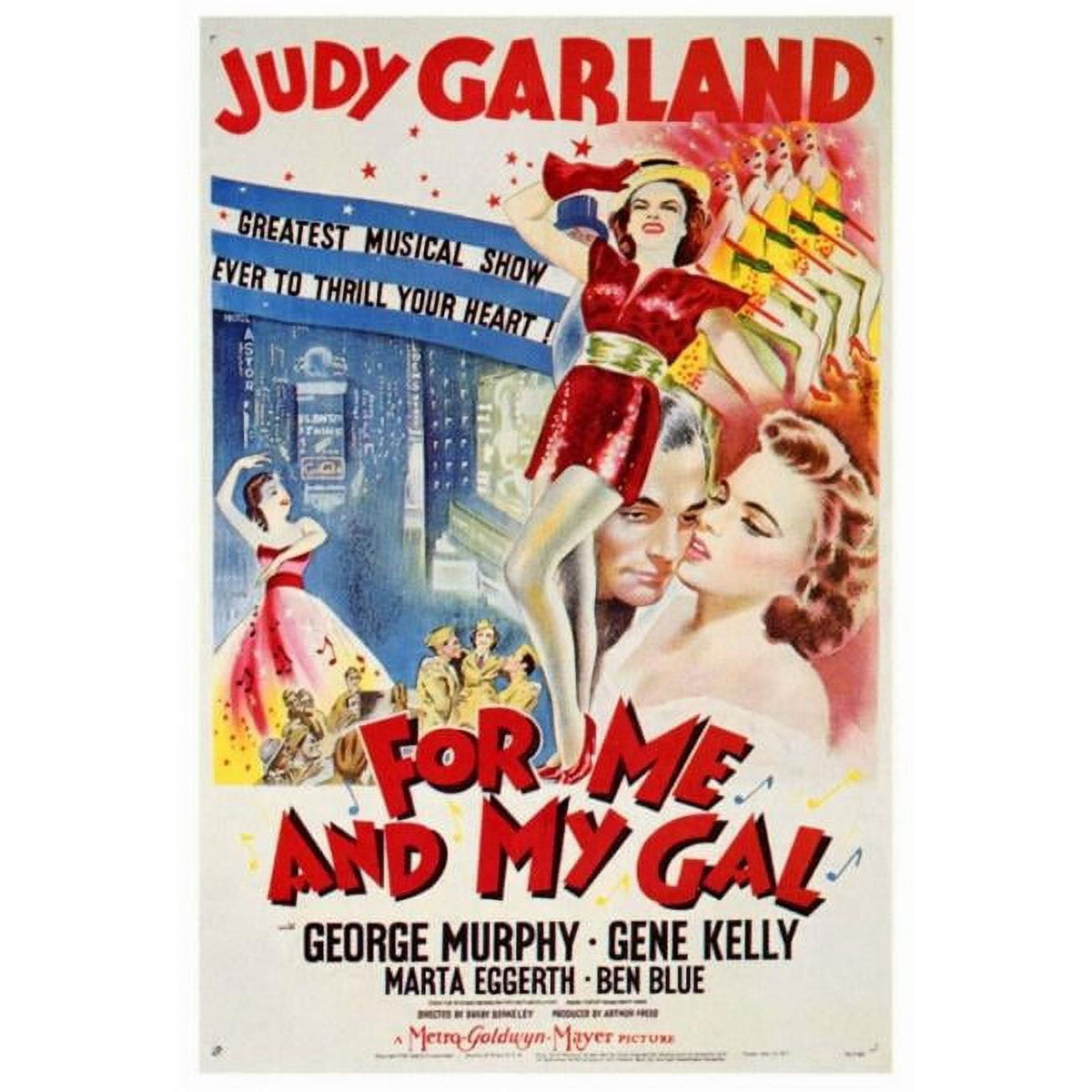 For Me and My Gal Movie Poster Print - 27x40