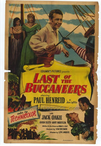 Last of the Buccaneers Movie Poster 11x17 print