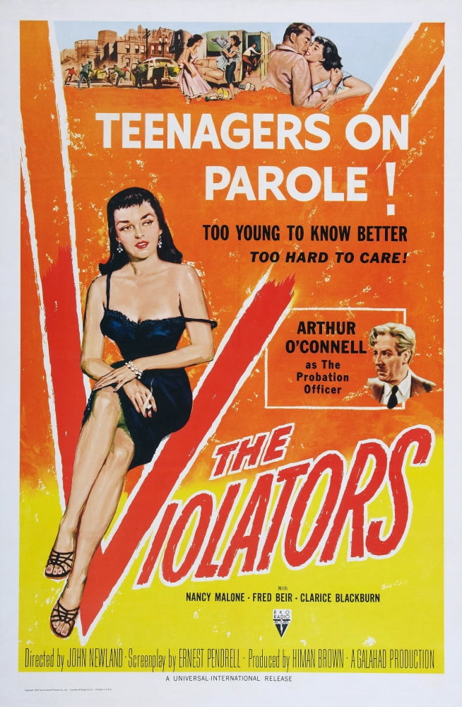 The Violators 1957 movie masterprint poster print