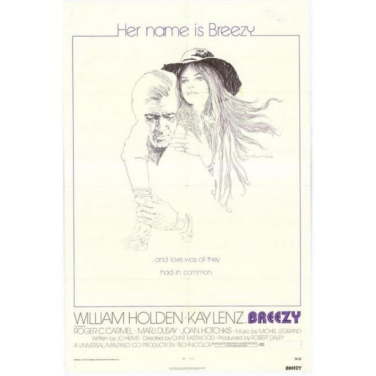 Breezy Movie Poster Print in vibrant colors, 27 x 40 size.