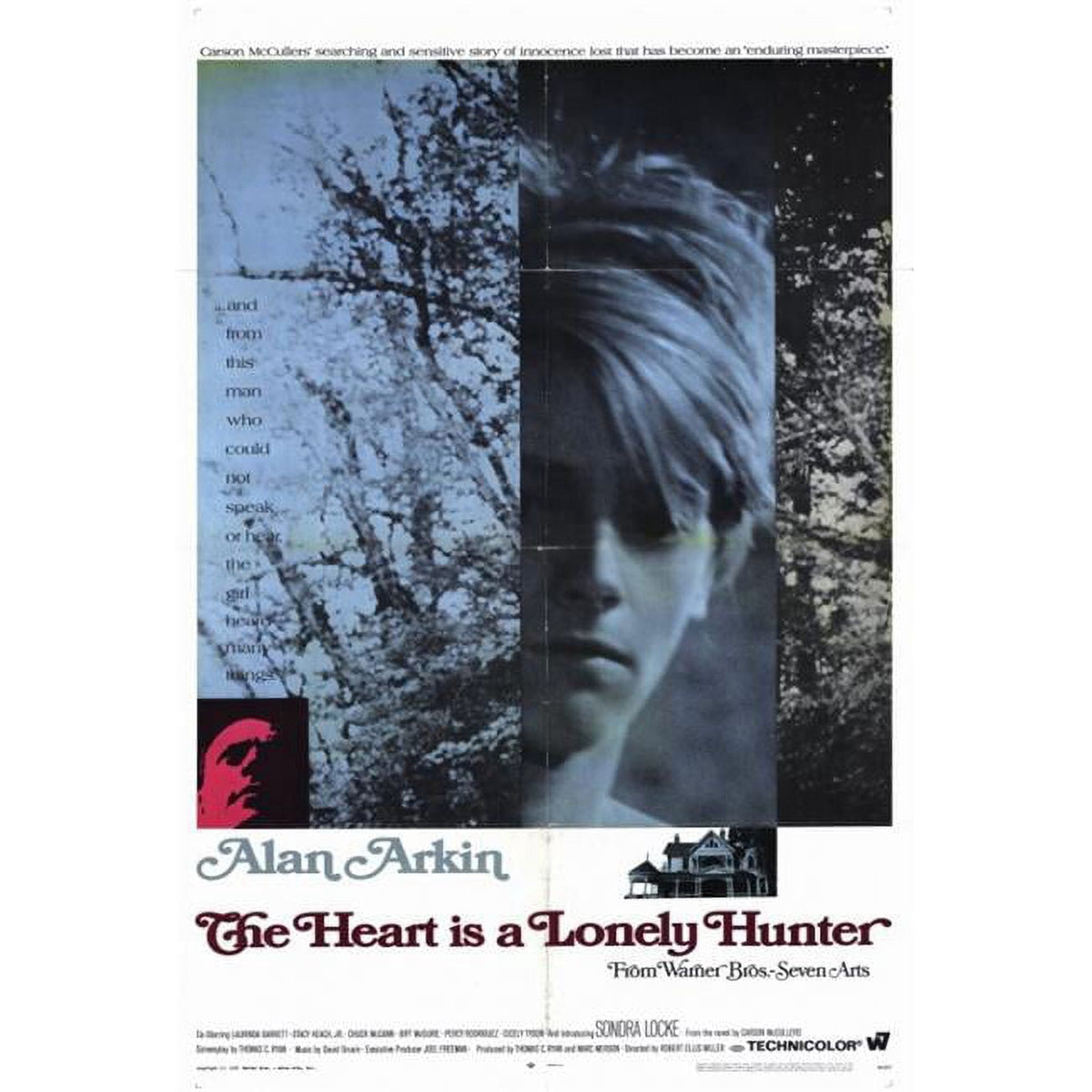 The Heart Is a Lonely Hunter movie poster print featuring iconic film imagery.
