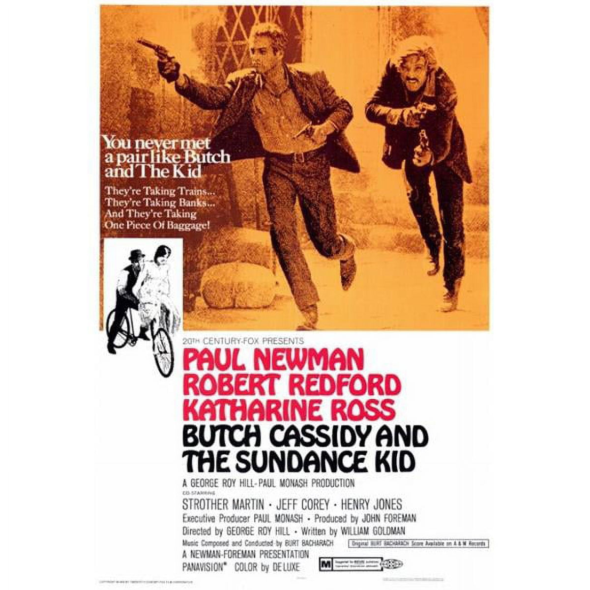 Butch Cassidy and the Sundance Kid Movie Poster Print - 27x40